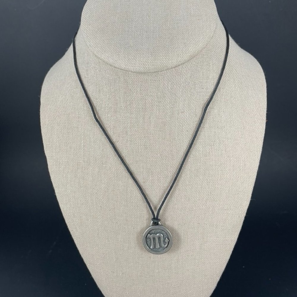 Necklace Sign of Scorpio Pendant Necklace Handmade